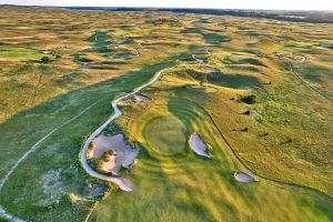 Prairie Club (Dunes) 15th Green Aerial